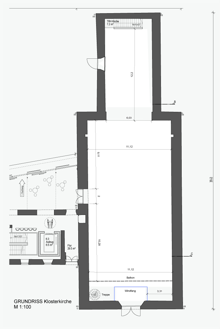 Plan Klosterkirche